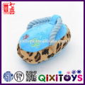 Hot selling interactive chew cotton rope plush slippers pet dog toys